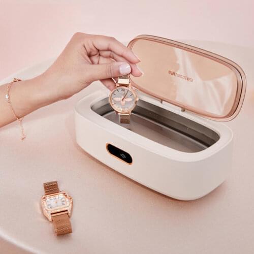 Ultrasound Sterilizing Machine Ultrasonic Cleaner Bath For Watches, Jewelry, Contact Lens Denture Teeth Makeup Brush Cleaner