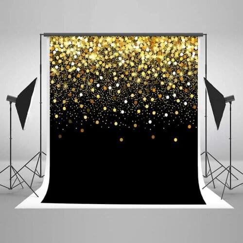 Golden Black Light Pots Selfie Live Broadcast Party Scene Decoration Backdrop Photo Studio Props Photography Background Vinyl