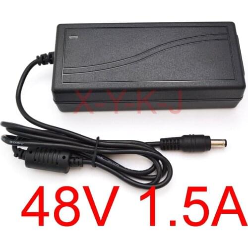 High quality IC solutions 1PCS AC 100V-240V Converter DC 48V 1.5A Power Supply Adapter 72W Adaptor