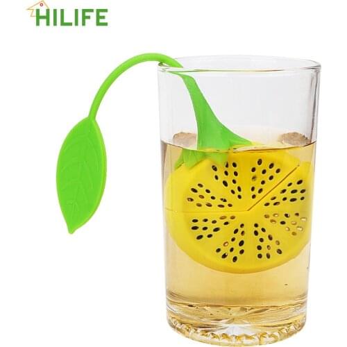 HILIFE High Temperature Resistance Herbal Spice Lemon Candy Filter Bag Filter Tools Diffuser Tea Leaf Strainer Silicone