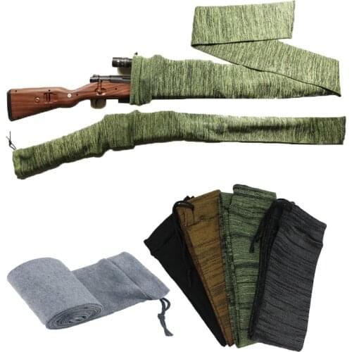 54" Silicone Treated Gun Sock Rifle Gun Shooting Fishing Rod Protection Cover Bag Case Tactical Hunting Moistureproof Gun Socks