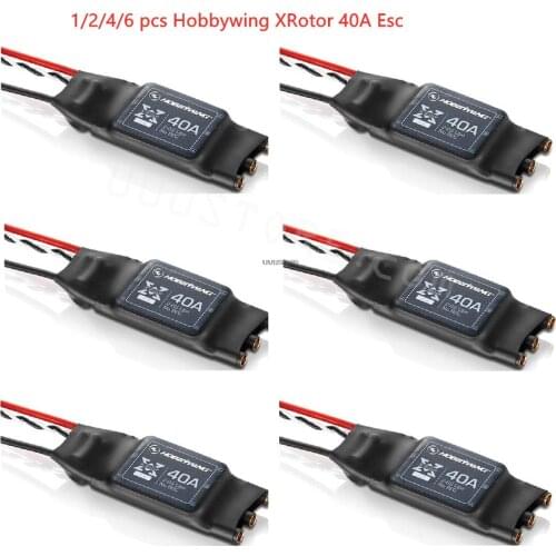 1/2/4/6pcs Hobbywing XRotor 40A APAC Brushless ESC 2-6S For Believer UAV 1960mm RC mapping platform