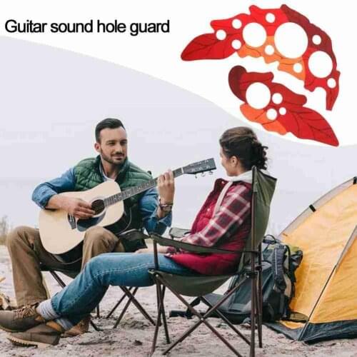 2pcs/set Guitar Protection Board Guitar Sound Hole Pickguard Pick Guard Sticker Guard W7A4