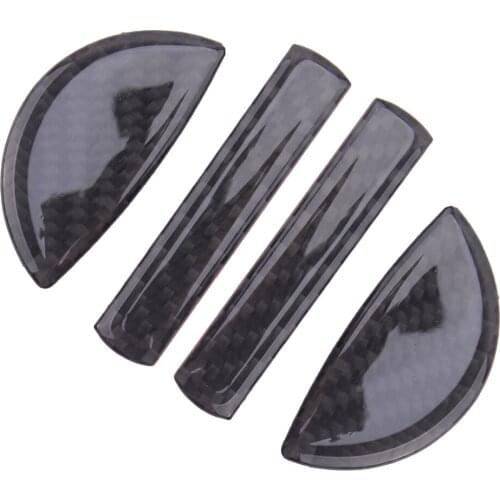 4pcs Interior Carbon Fiber Door Handle Cover Trim Decoration Car Fit for Mini Cooper F55 F54 Clubman F60 Countryman