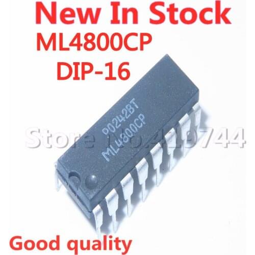 5PCS/LOT ML4800CP ML4800 DIP-16 Power Factor Controller IC In Stock NEW original IC