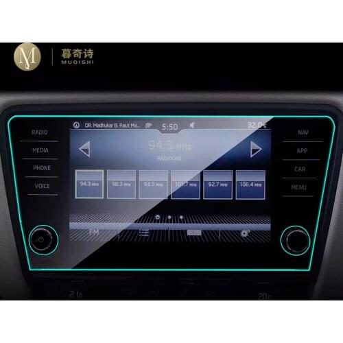 8 inch For Skoda Octavia A7 2019 Car GPS navigation Protective film LCD screen TPU Protective film Screen protector decoration