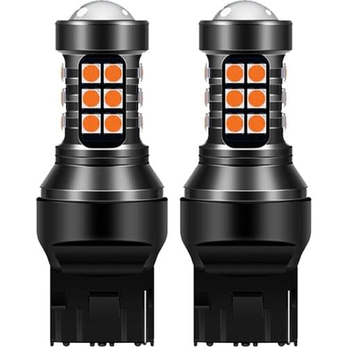 2pcs P21W LED 1156 BA15S 7506 R10W Bulbs 7440 W21W BAY15D P21/5W Car Lights Turn Signal Reverse Brake Lamp Daytime Running Light