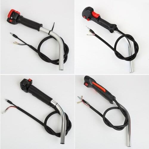 Side-mounted lawn mower brush cutter with left and right pipes cg430 cg520 cg260 brush cutter parts switch assy