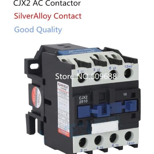 Household Contactor AC Contactor CJX2-09 12 18 25 32 CJX2-1810 CJX2-1801 CJX2-3210