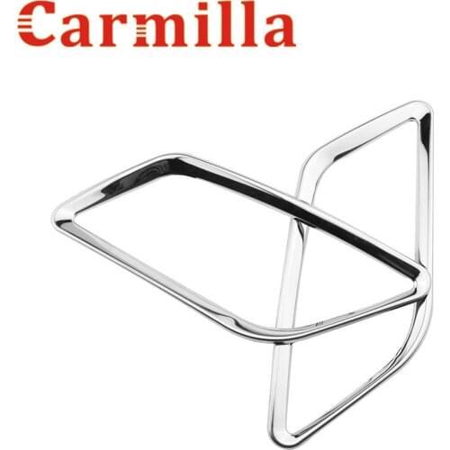 Carmilla Car Air Vent Knob Protective Trim air conditioner outlet Cover Sticker for Ford Fiesta MK7 2009 - 2015 Car Accessories