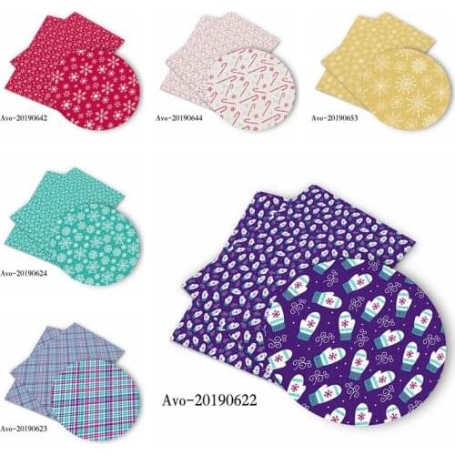 Diy-Everyday Diy 30*135cm Printed Faux Synthetic Leather Vinyl for Bow,DIY handmade Materials