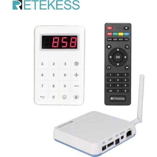 Retekess TD015 Intelligent Video Calling System Restaurant Pager For Bank Clinic Restaurant Animal Hospital Queue System