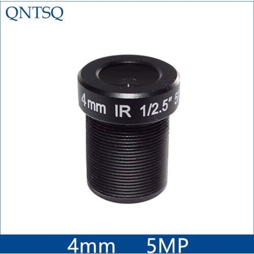 5MP cctv camera lens4mm Fixed Iris lens, 1/2.5" M12x0.5 Mount Fixed F2.0 for Security Camera, MTV-4MM(5MP)