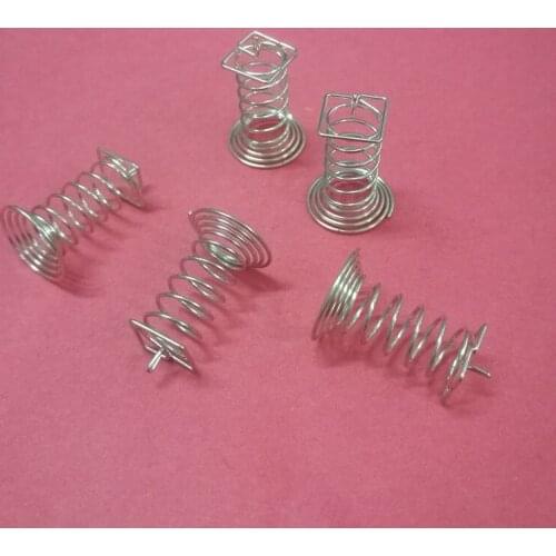 Bell Mouthed Touch Springs F14x18 Square Bottom Middle U Foot Tactile Switch Spring 1000pcs