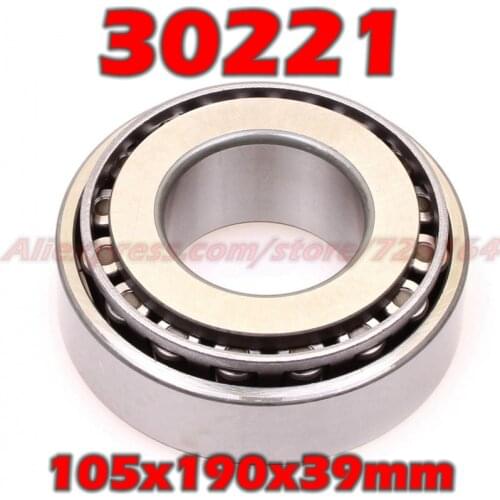 105x190x39 mm Tapered Roller Bearings 30221 7221E HR30221J 30221JR 30221A E30221J 30221VC12 30221U 30221E 105*190*39
