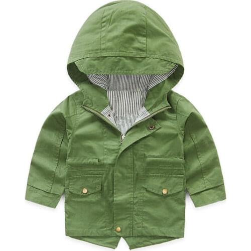 V-TREE Spring Autumn Jacket For Girls Cartoon Boys Coat Hoody Children Outerwear Baby Windbreaker