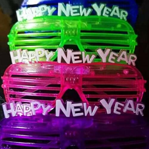 Flashing Led Glasses Luminous Light Up Gift Glowing Headband New Years Eve Party Supplies 2020 Christmas