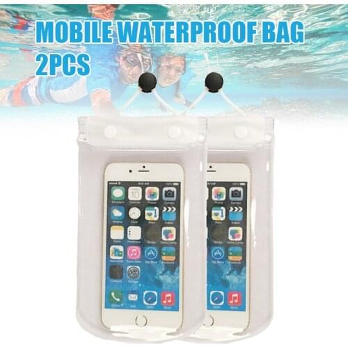 Mobile Phone Waterproof Bag Double-Layer Thick Barrier-Free Transparent Waterproof Mobile Phone Case XR-Hot
