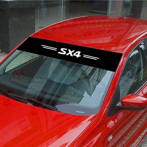 Car Sticker For Suzuki SX4 Front Rear Windshield Prevent Sunlight Reflection Stickers Decoration Decals Styling Parts Accessorie