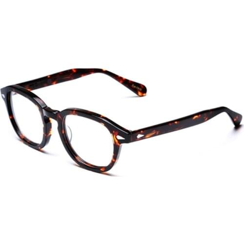 Vintage Large Small Tortoise Shell Eyeglass Frames Full Rim Myopia Rx able Glasses Spectacles Top Quality
