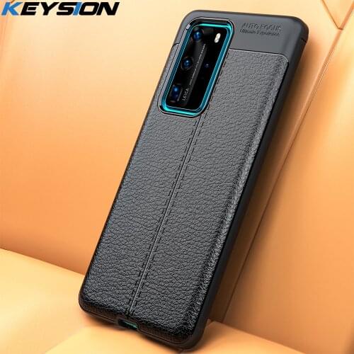 KEYSION Shockproof Case for Huawei P40 Lite P30 Pro P20 Mate 30 Silicone Phone Cover for Honor 30 20 Pro 30S 10i 10Lite 8A 8X 9A