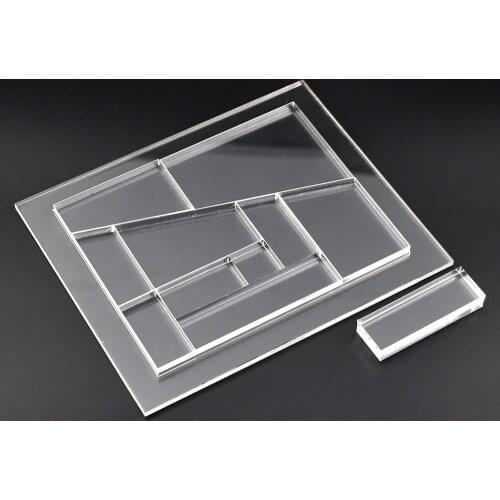 Transparent Acrylic Miracle Building Block With Clear Box Magic Tricks Close Up Mentalism Illusions Gimmick Props Accessories