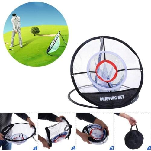 Golf Sport Chipping Net Hitting Aid Portable Golf Cutting Bar Practice Training Sports Tool