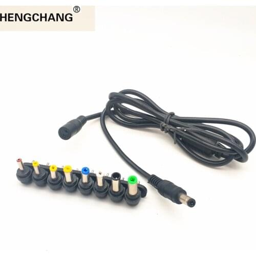Universal for Notebook Laptop DC Power Charger Supply Adapter Tips Connector Jack to Plug Charging