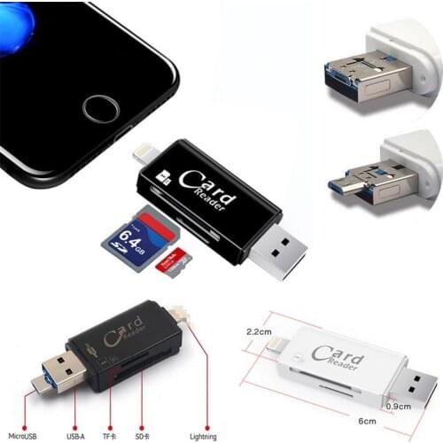 USB iFlash Drive Stick SD/TF Memory Card Reader Adapter for ipad for iPhone X 11 5 6 7 Plus