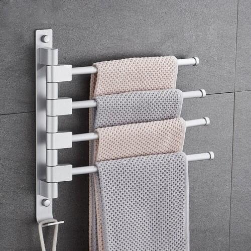 Towel Rack Mounted 180°rotatable Glue Can be Used to
