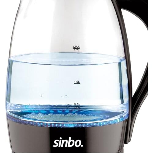 Sinbo SK-7338 Wireless Water Heater 1.7L water boiler automatic shutdown keep warm water level indicator security 360 ° swivel