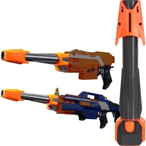 1pcs Modified Part Front Tube Decoration for Nerf Elite Series Orange Grey For Nerf Toy Gun Modification