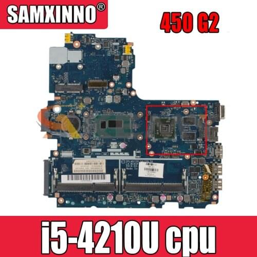 768393-601 768393-001 For HP Probook 450 G2 i5-4210U Notebook motherboard SR1EF 216-0858030 DDR3 Mainboard