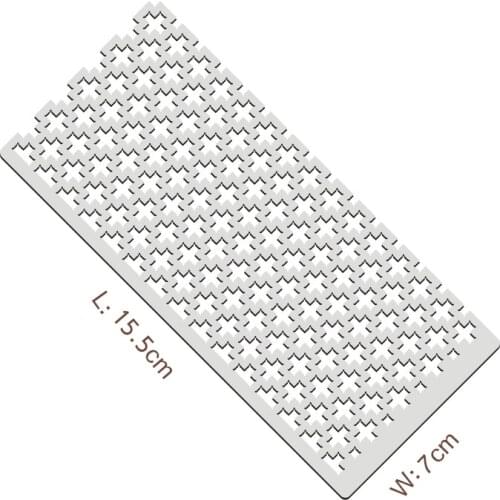 Diamond Embroidery Cross Stitching Reticulated Stainless Steel Ruler full square Diamond painting tools Needlework DIY Convenien