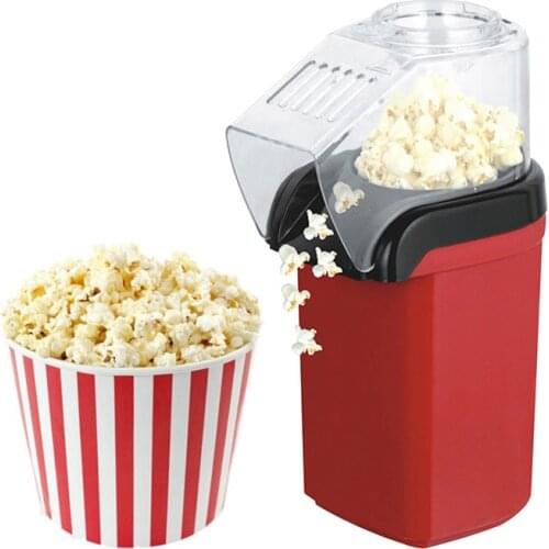 New Home Hot Air Popcorn Popper Maker Microwave Machine Delicious & Healthy Gift Idea for Kids Home-made DIY Popcorn Movie Snack