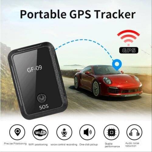 2021 NEW GF09 Mini Car Tracker Magnetic Car GPS Locator Anti-Lost Recording Tracking Device Can Voice Control Phone Wifi LBS