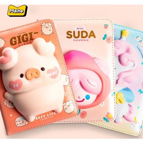 A5 Decompression Note Slow Rebound Notebook With Color Page Unicorn Hand Ledger Female Student Gift Office Notebook