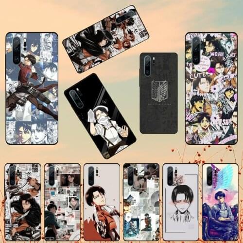Anime Attack On Titan Levi Phone Case For Huawei Honor view 7a5.45inch 7c5.7inch 8x 8a 8c 9 9x 10 20 10i 20i lite pro