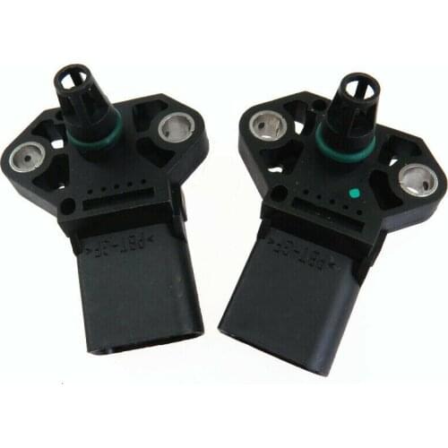 2Pcs MAP Pressure Sensor 038906051D for Golf Jetta 5 6 Passat B5 B6 A3 S3 Q3 A4 S4 TT TTS 1.8T 2.0T 0 261 230 073 PS10159 84.272