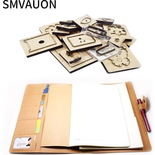 Wooden Die Cutting Diy 2021 Multi Function Notebook Protector Card Bag Dies Suitable For Die-Cutting Machines Leather Cutter