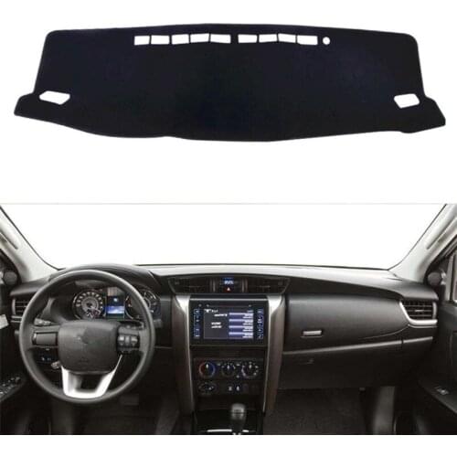 For Toyota Fortuner SW4 2016 2017 2018 Dashboard Cover Mat Pad Dash Sun Shade Instrument Carpet Protect Car Styling Accessories