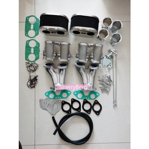 SherryBerg FAJS dual 40mm IDF 40idf 40 IDF throttle body with horn TPS plug filter split type for T4 replace weber delloroto