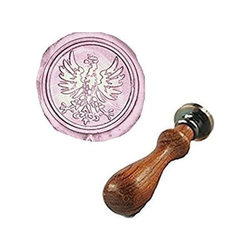MDLG Vintage Phoenix Custom Picture Logo Wedding Invitation Wax Seal Sealing Stamp Rosewood Handle Set