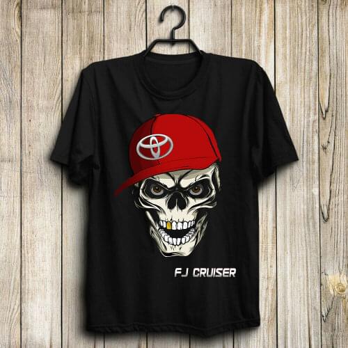 Japan Car Skull Fj40 Land Cruiser Fj Cruiser ManS Shirt 2019 New Arrive Casual Tees Funny T Shirts