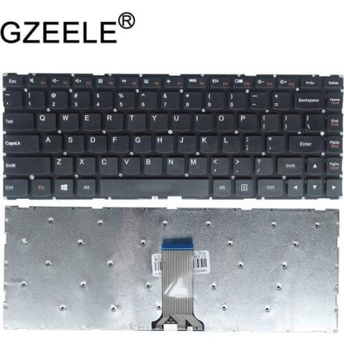 GZEELE New English keyboard for Lenovo 100S-14IBR 300S-14ISK 500S-14ISK S41-35 S41-70 Keyboard US