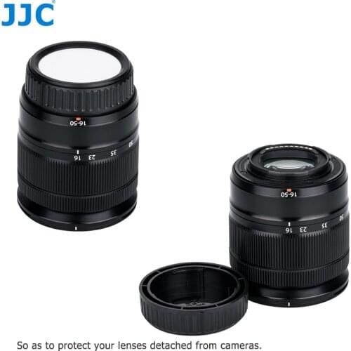 JJC X Mount Lens Cap for Fujifilm Camera Writable Rear Protector