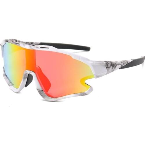 Colorful women mens sports sunglasses outdoor riding glasses mirror lens shades sunglasses 2021