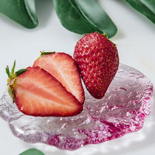 Creativity Colorful Crystal Table Placemat Non-Slip Bowl Pad Milk Coffee Water Coaster Dessert Fruit Glass Dish Kitchen Tablewar