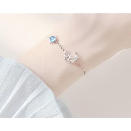 Cute Bestfriends Bracelet For Woman Student Moon Planet Gift Bracelets