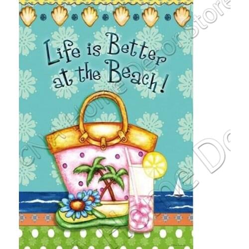 RA0535 5d diy diamond painting Sea Beach Scenery cross stitch 3d diamond embroidery kits 3d picture diamond mosaic Home Decor
